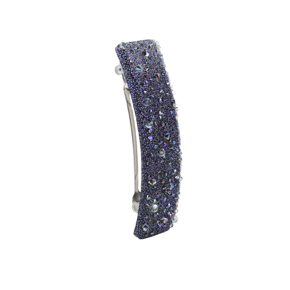 Barrette large cristaux Swarovski® FRAGRANCE marine