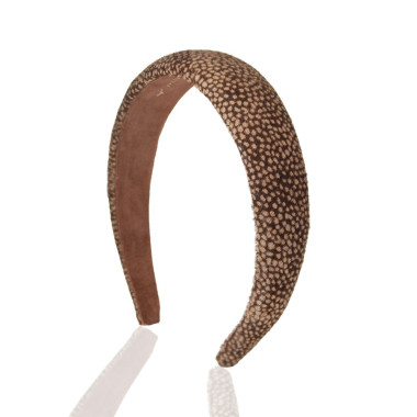 Bambi leopard padded hairband